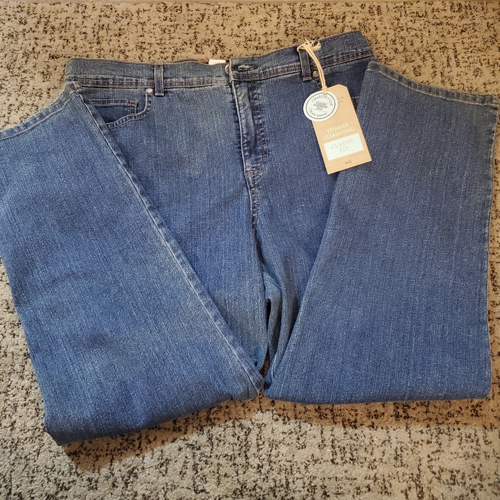 NWT Charter Club Tummy Slimming Classic Fit a Jeans 16P